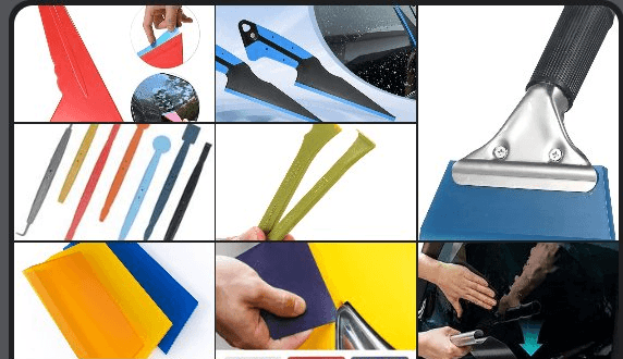 پک ابزار نصب شیشه دودی خودرو