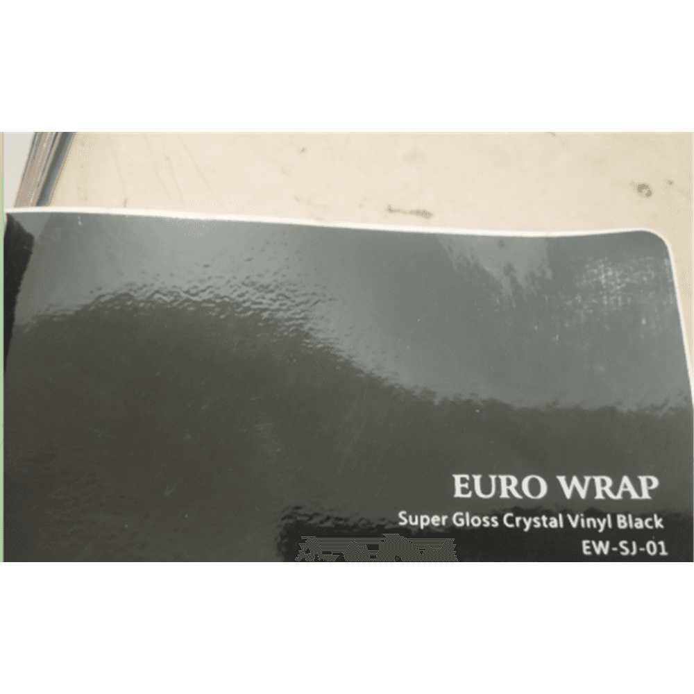 کاور محافظ بدنه خودرو رنگی مشکی سوپر پیانو برند یورو رپ Euro Wrap (Carlike)