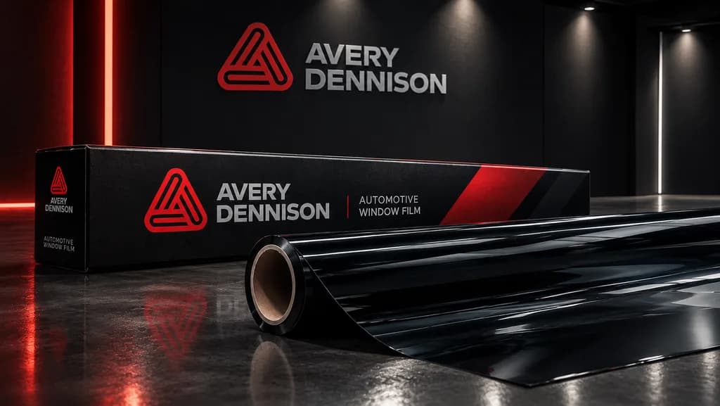 شیشه دودی خودرو برند Avery Dennison عرض ۵۰ | شیشه دودی برند SOLAR